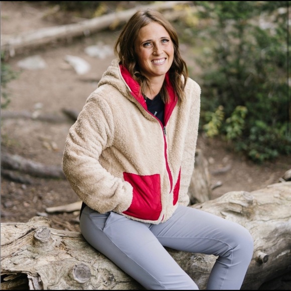 Red Reversible Hooded Jacket - Picture 2 of 3